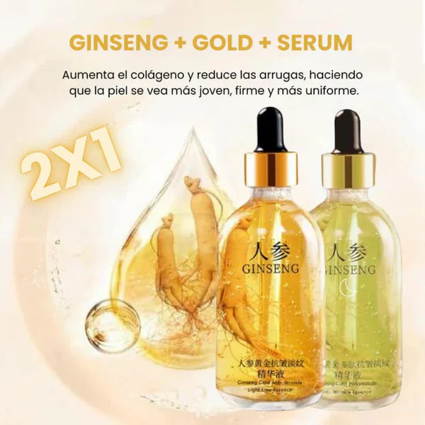 COMBO SERUM GINSENG DIA Y NOCHE ANTIENVEJECIMIENTO