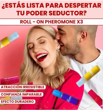 ROLL-ON PHEROMONA- SET X 3UNIDADES